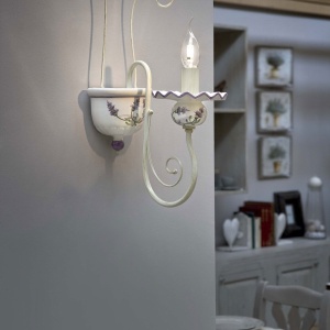 Aplica clasica realizata manual din ceramica SANREMO 128381 universul-luminii.ro
