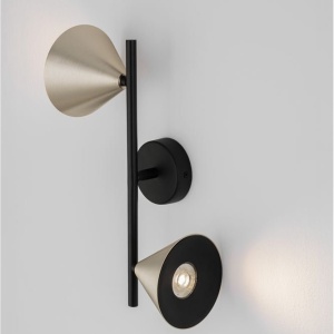 Aplica cu 2 Spoturi directionabile CONICO aurie, NVL-9011428 246571 universul-luminii.ro
