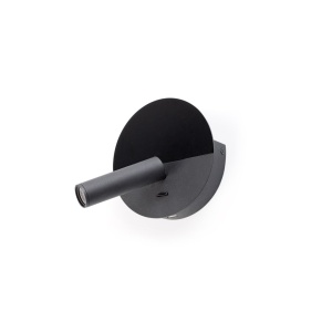 Aplica cu reader LED directionabil stil minimalist DUAS USB C negru - Img 6