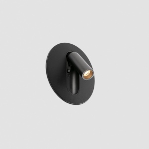 Aplica cu reader LED directionabil stil minimalist TIMIT negru - Img 4