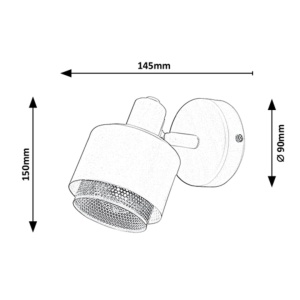 Aplica cu spot design modern Fedora 3547 RX 578401 universul-luminii.ro