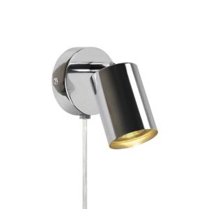 Aplica cu spot directionabil design nordic Explore crom - Img 1