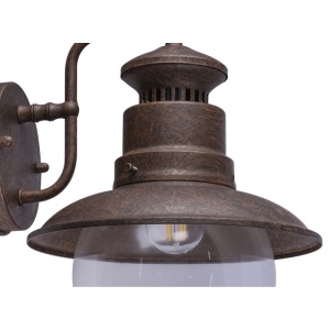 Aplica de exterior clasica cu IP44 SELLA ruginie 3272R GL 174861 universul-luminii.ro