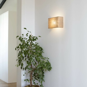Aplica de perete ambientala design natural OTTON RCT iuta 2L 127181 universul-luminii.ro