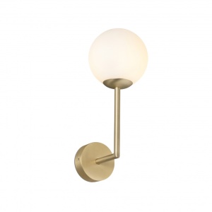 Aplica de perete baie cu protectie IP44 GALA Satin gold 63505