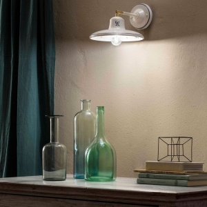 Aplica de perete clasica realizata manual din ceramica COMO 128451 universul-luminii.ro
