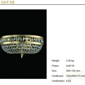 Aplica de perete Cristal Bohemia Exclusive Ivona WL CE 48391 universul-luminii.ro