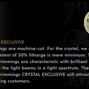 Aplica de perete Cristal Bohemia Exclusive LAMIA II. CE 174881 universul-luminii.ro