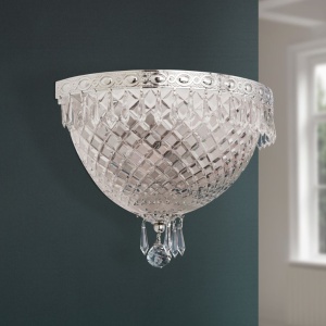 Aplica de perete cristal SCHOLER, EMPIRE CRYSTAL antique silver - Img 5