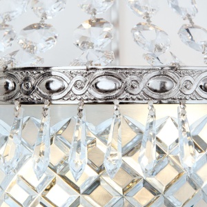 Aplica de perete cristal SCHOLER, EMPIRE CRYSTAL antique silver - Img 3