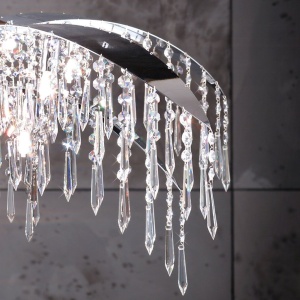 Aplica de perete cristal SCHOLER PALME crom - Img 2
