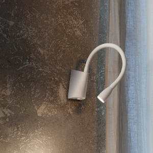 Aplica de perete cu brat flexibil LED GOOSE AP1 NERO 142692 58171 universul-luminii.ro