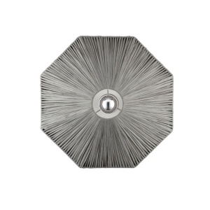 Aplica de perete cu design texturat ELVIO gri 45cm