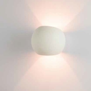 Aplica de perete cu lumina ambientala design modern Gypus alb 15cm 118131 universul-luminii.ro