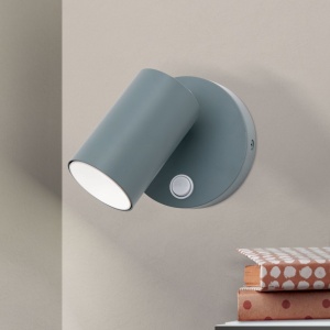 Aplica de perete cu spot directionabil stil minimalist PENN, verde deschis 241211 universul-luminii.ro