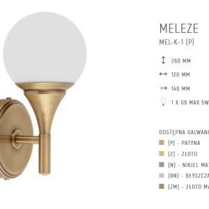 Aplica de perete deosebita design LUX realizat manual MELEZE 109551 universul-luminii.ro