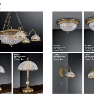 Aplica de perete design clasic din alama si sticla 6202 102291 universul-luminii.ro