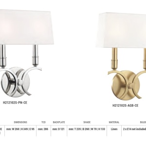 Aplica de perete design clasic GWEN nichel lucios - Img 4