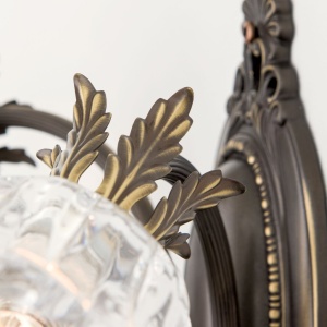 Aplica de perete design clasic LA BOHEME 2L, patina veche 163751 universul-luminii.ro