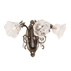 Aplica de perete design clasic LA BOHEME 3L, patina veche 241491 universul-luminii.ro