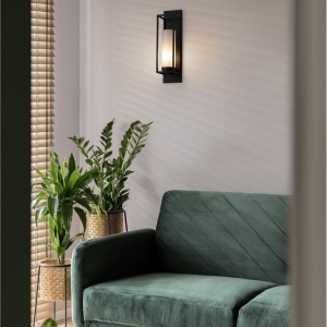 Aplica de perete design decorativ JULIET negru 137151 universul-luminii.ro