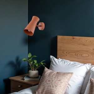 Aplica de perete design minimalist, Otel, Teracota, LORD 245981 universul-luminii.ro