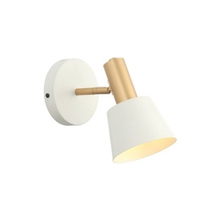 Aplica de perete design modern Bing alb, auriu - Img 1