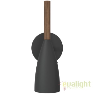Aplica de perete design nordic Pure neagra 78271003 DFTP - Img 2