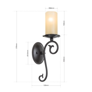 Aplica de perete design rustic Rusticka WA 2K/1373/1 Antik OR - Img 9