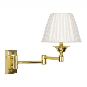 Aplica de perete din alama cu brat articulat Elegant