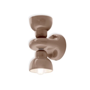Aplica de perete din ceramica design italian realizata manual BERIMBAU 216221 universul-luminii.ro