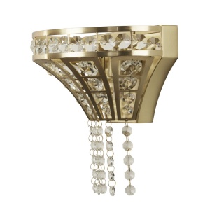 Aplica de perete eleganta decorata cu cristale Gemma 2Lt 134671 universul-luminii.ro