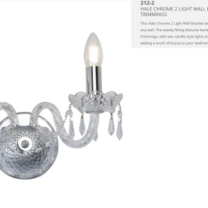 Aplica de perete eleganta design clasic Hale 212-2 SRT - Img 3