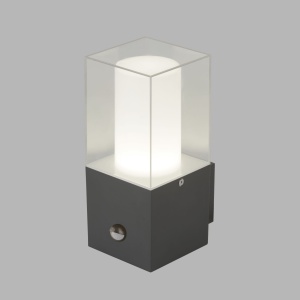 Aplica de perete exterior cu senzor de miscare Outdoor 2581GY SRT 74641 universul-luminii.ro