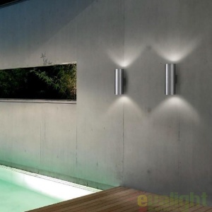 Aplica de perete exterior, IP55, GUN AP2 BIG NERO 092317 67061 universul-luminii.ro