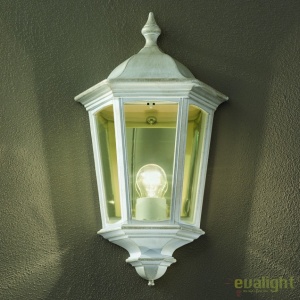Aplica de perete exterior stil clasic IP43 Puchberg AL 11K/82505 weiß-gold/rauch OR 57151 universul-luminii.ro