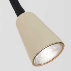 Aplica de perete flexibila cu spot GU10 DOTTY khaki - Img 6