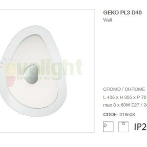 Aplica de perete GEKO PL3 D40 018508 - Img 2