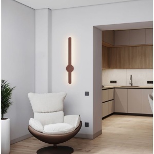 Aplica de perete LED ambientala NOREI maro - Img 2