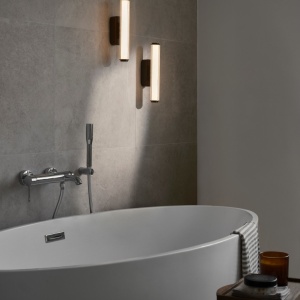 Aplica de perete LED baie IP44 Virelle negru - Img 5