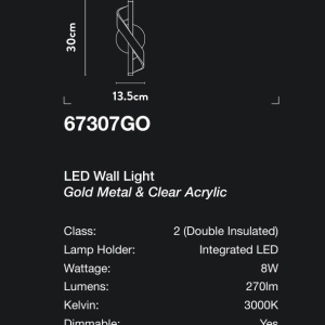 Aplica de perete LED deosebita design lux Belle 147931 universul-luminii.ro
