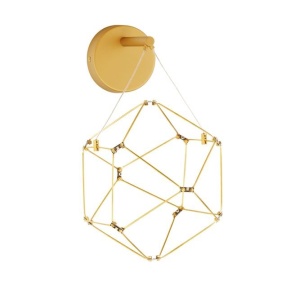Aplica de perete LED design ambiental deosebit Nebula auriu 228521 universul-luminii.ro