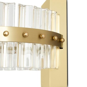 Aplica de perete LED design ambiental Half auriu - Img 2