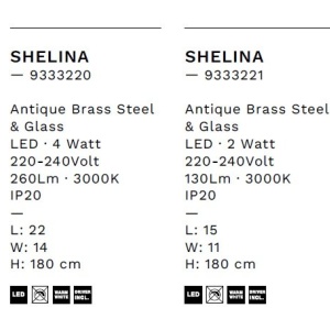 Aplica de perete LED design decorativ SHELINA - Img 10