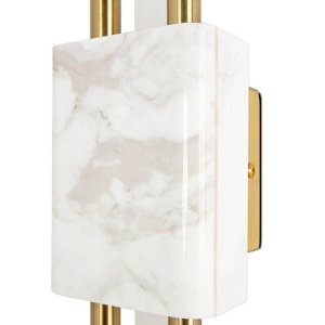 Aplica de perete LED design modern Marble, alb - Img 4