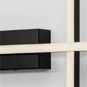 Aplica de perete LED design modern QUAM negru 245971 universul-luminii.ro