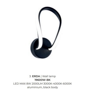 Aplica de perete LED design moderna ERDA - Img 3