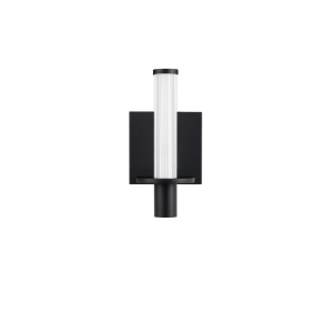 Aplica de perete LED metal negru cu sticla, LUMIEN - Img 2