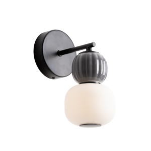 Aplica de perete LED Modern gri inchis