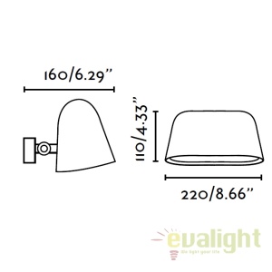 Aplica de perete LED pentru exterior, IP44 SENTINEL 75099 61971 universul-luminii.ro